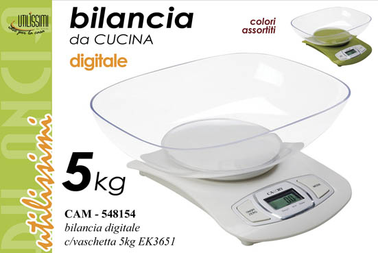 BILANCIA CUC.DIG.C/VAS.5KG EK3651