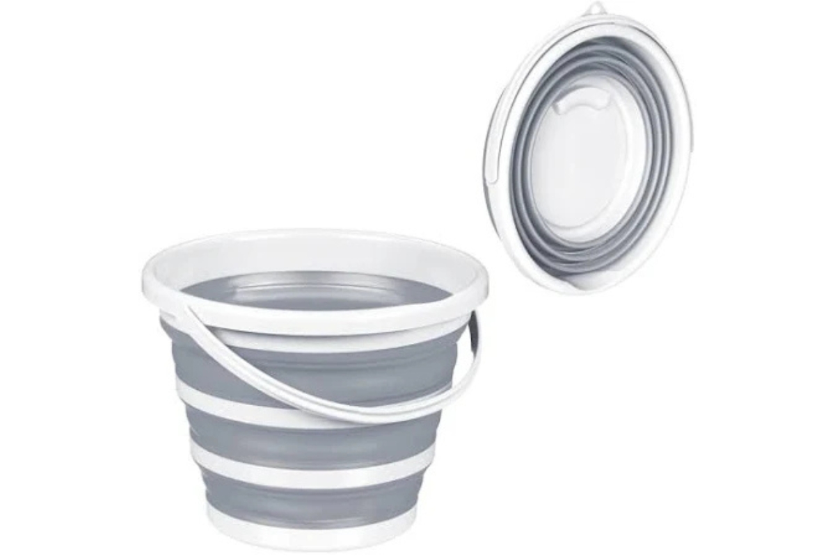 SECCHIO 10 LITRI  PLASTICA PIEGHEVOLE  34.5X33X24.5CM