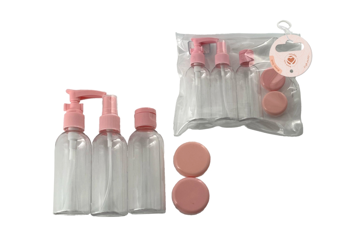 SET FLACONI DA VIAGGIO - 5PZ