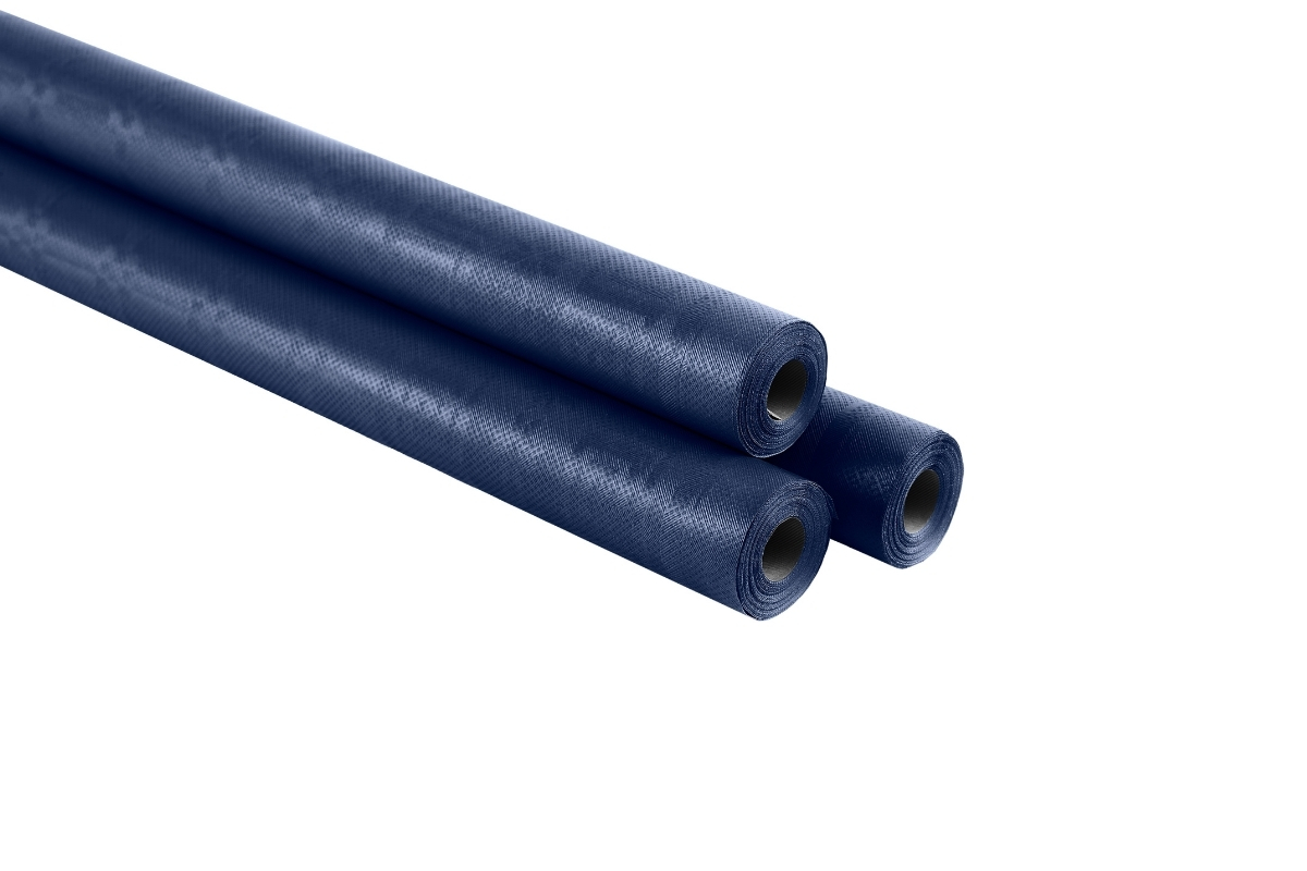 TOVAGLIA A ROTOLO 1,18X7 BLU ROY.DAMASC. IMPERM.