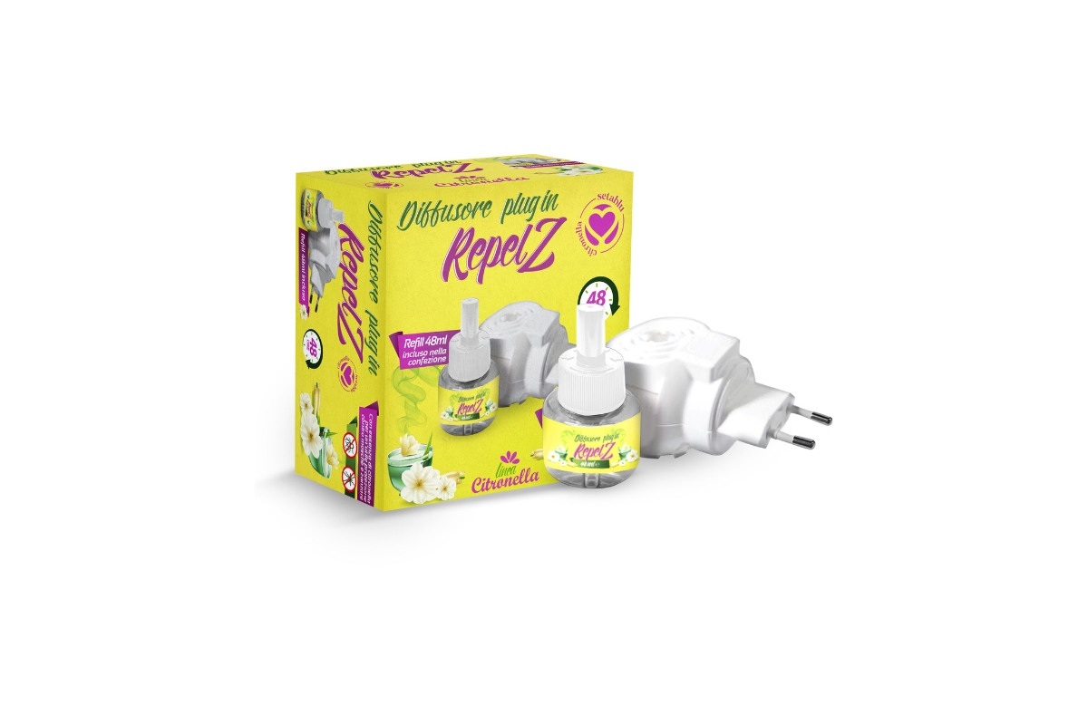 DIFFUSORE PLUG IN REPELZ CITRONELLA