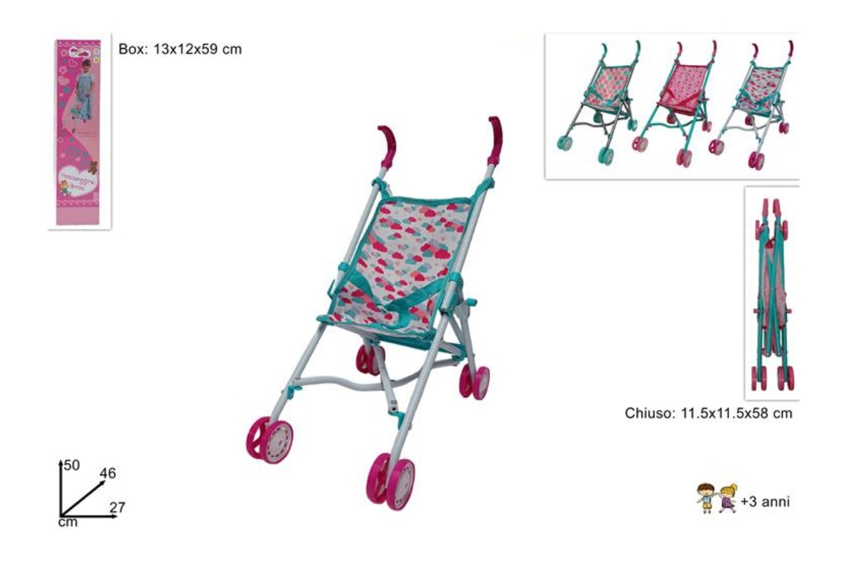 PASSEGGINO METALLO ASS 886ACE