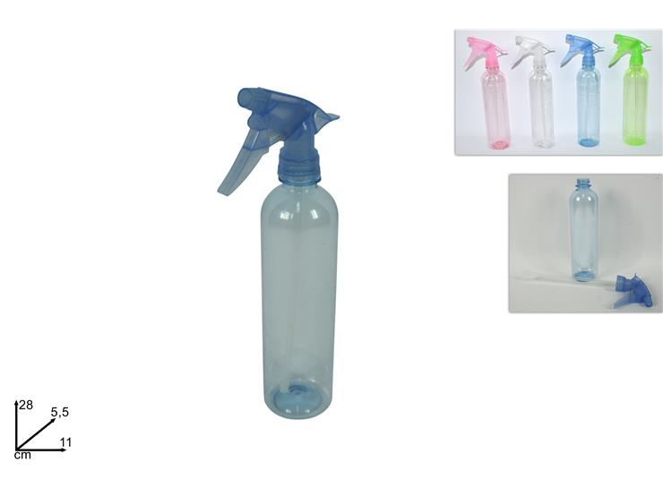 SPRUZZATORE 500ML TRASPARENTE 4COL2016307