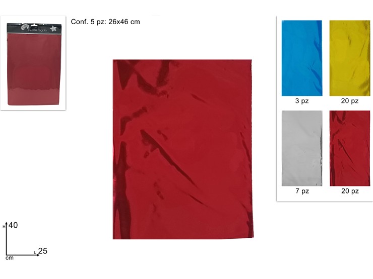 BUSTE REGALO GENERICHE 25X40cm 5pz(1)