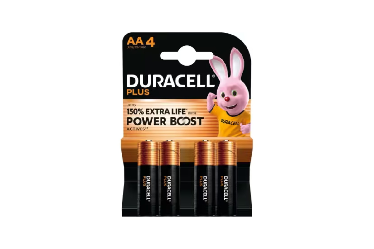 BATTERIE "AA" DURACELL PLUS BOOST 150% 