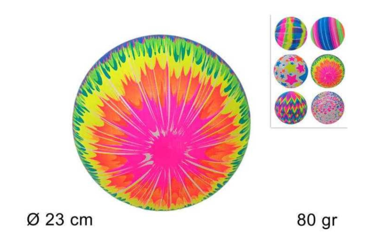 PALLONE MULTICOLOR LEGGERO 80gr6 ASSORTIMENTI