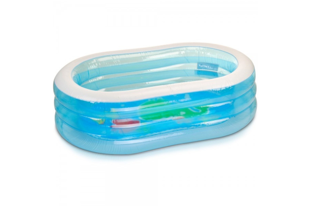 PISCINA BABY OVALE TRASP. CM 163X107X46 
