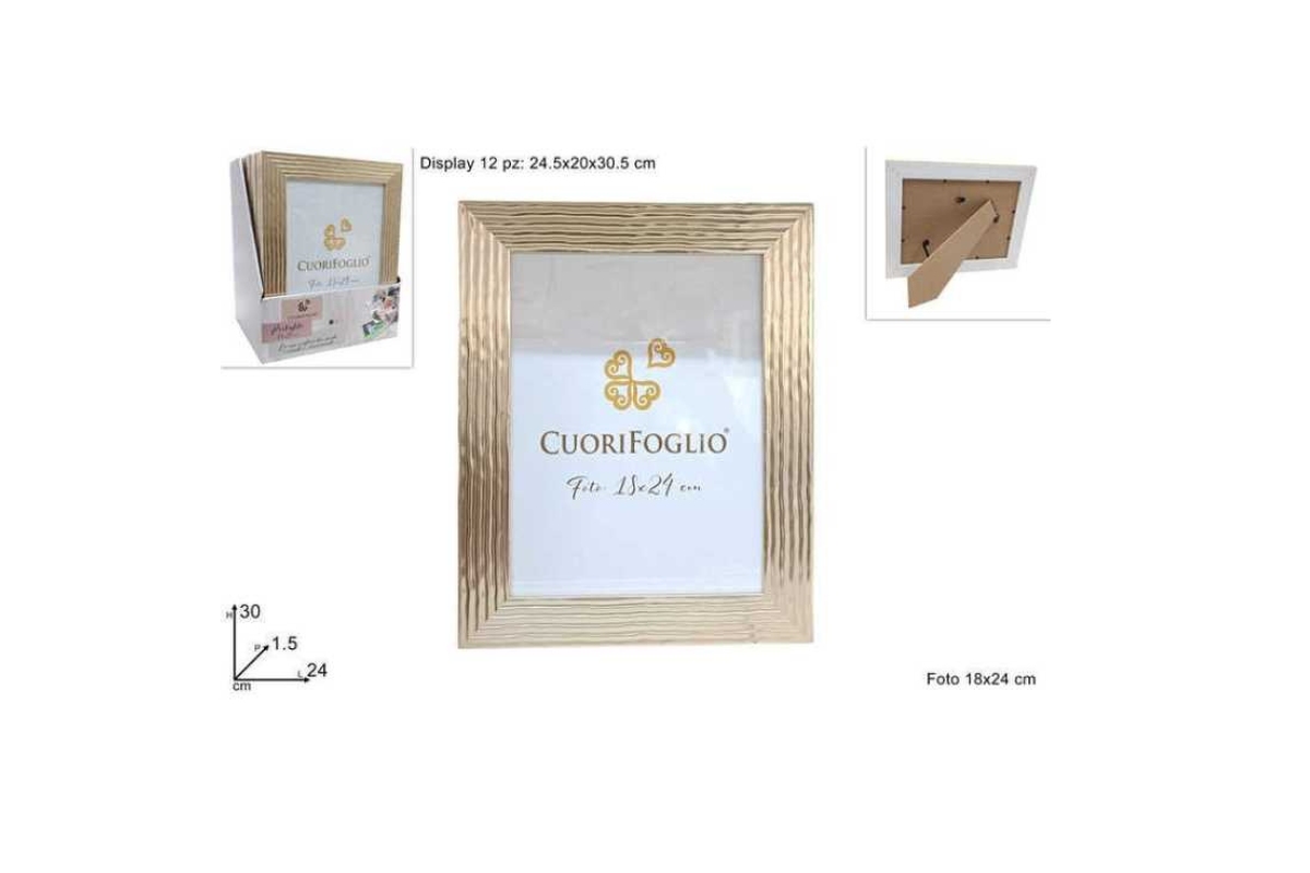 CORNICE PER FOTO 18X24 COLOR CHAMPAGNE IN DISPLAY
