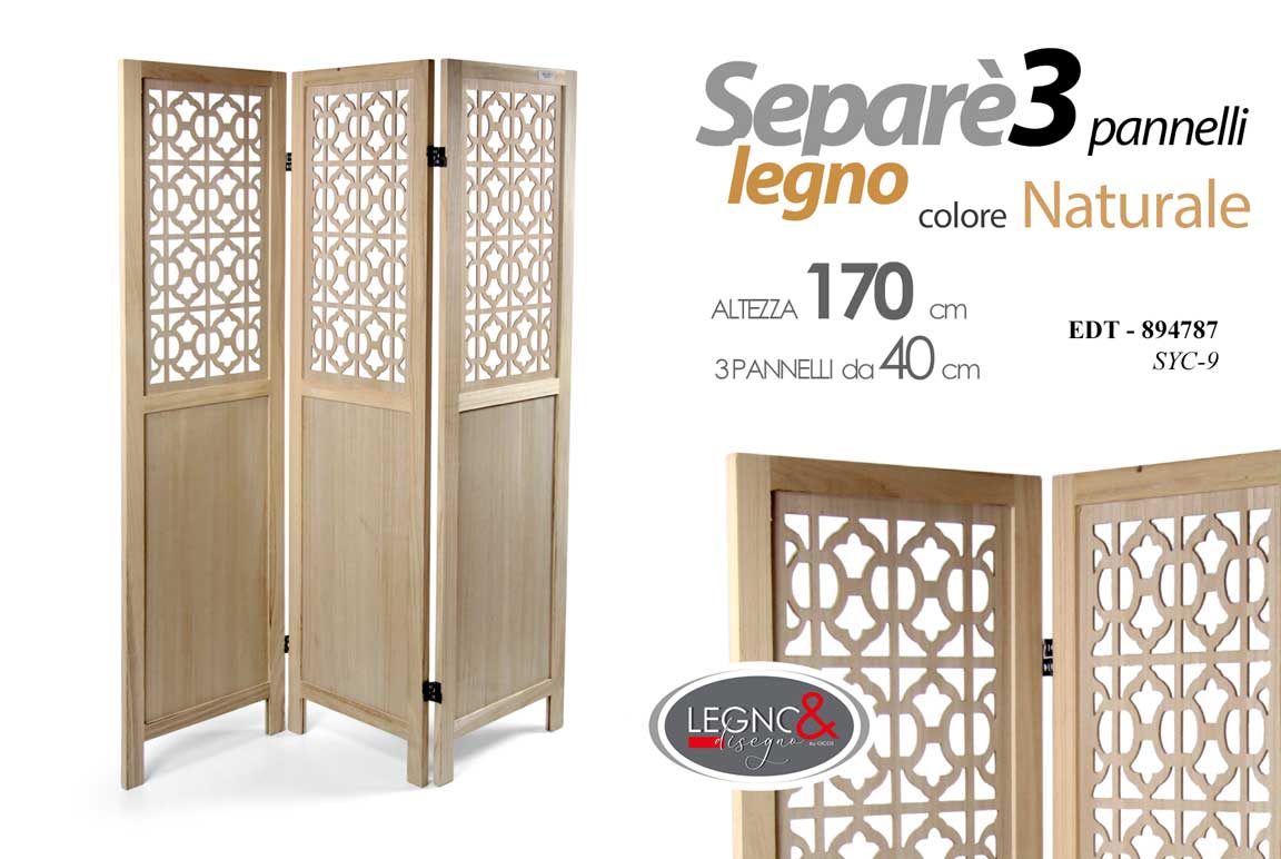 SEPARE 3PANN NATURAL 120*170 SYC-9