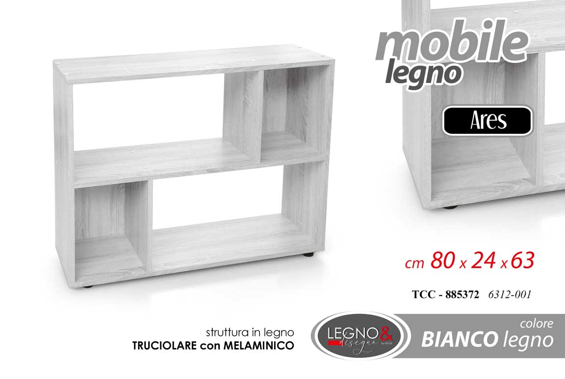 LIBRERIA LEG 80*24*63CM 