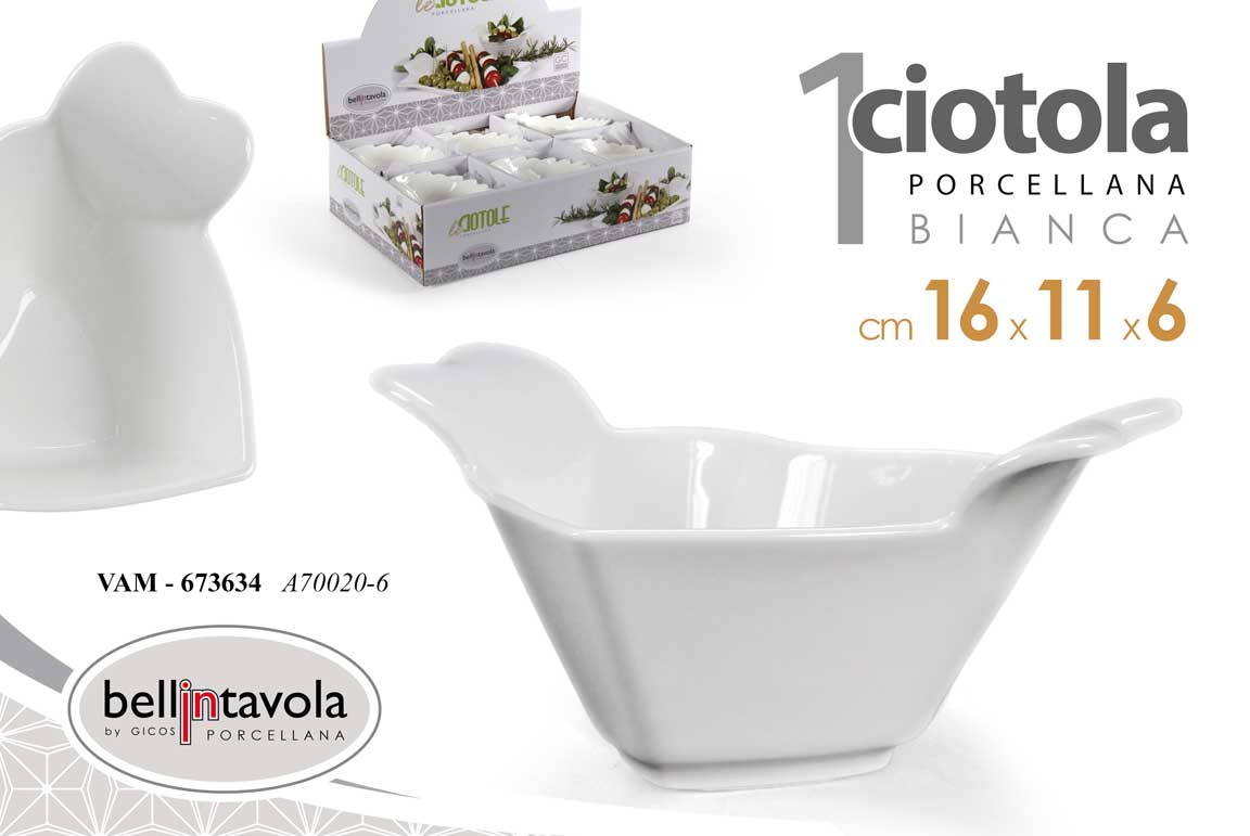 CIOTOLINA CUORE 16*11*6 