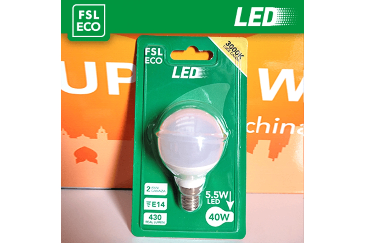 LAMPADA SFERA 5.5-40W 6500K E14