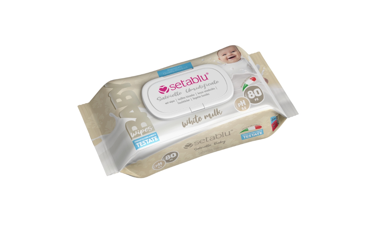 SALVIETTINE  BABY 80PZ WHITE MILK
