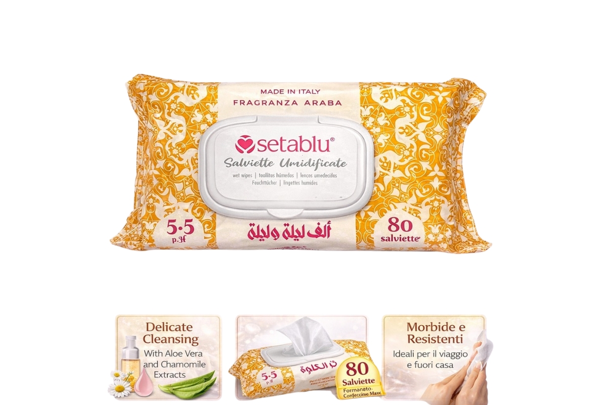 SALVIETTE MILLEUSI FRAGRANZA ARABA 80PZ