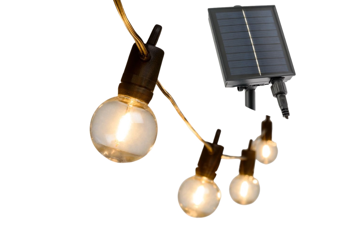 CATENA LUMINOSA C  12 LAMPADINE LUCE CALDA C  PANN
