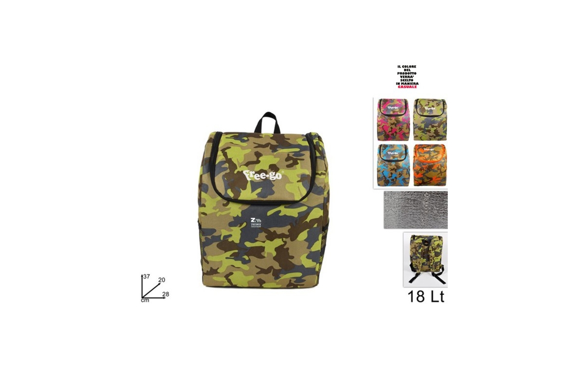 ZAINO TERMICO 18LT INT.ALL.FANT.MIMETICA