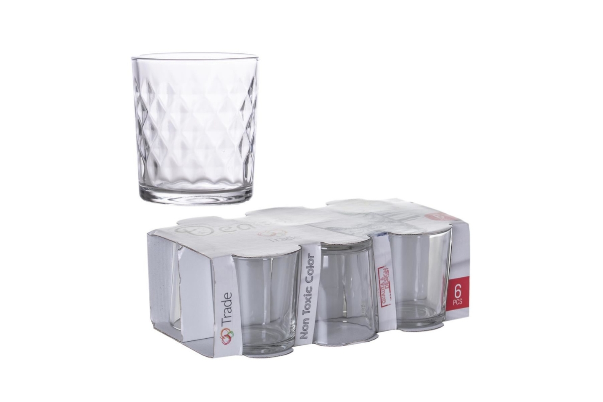BICCHIERI DEA DIAMONDS 6PZ 265CC VETRO