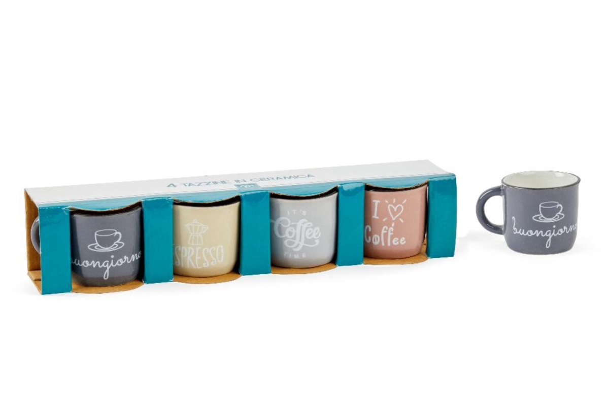 TAZZINE CAFFE' 60ML  IN CERAM. 4pz