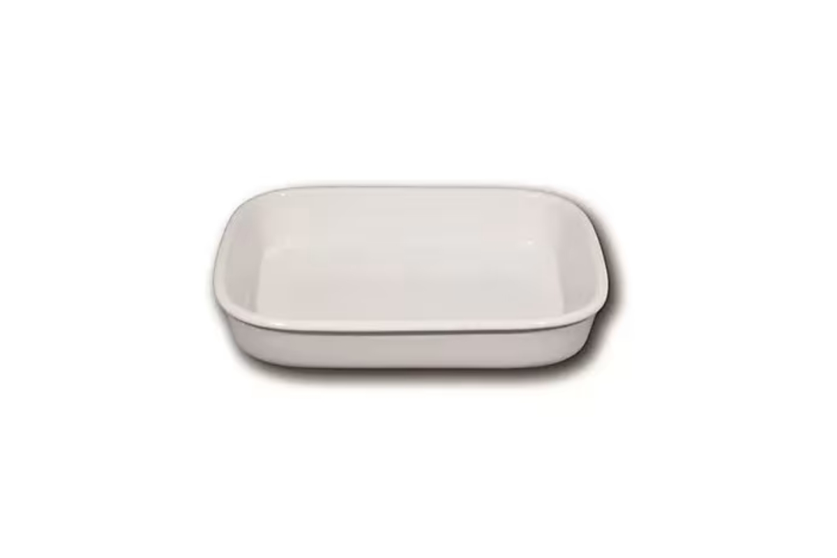 PIROFILA FORNO RETT. 28CM PORCELL. BIANCA