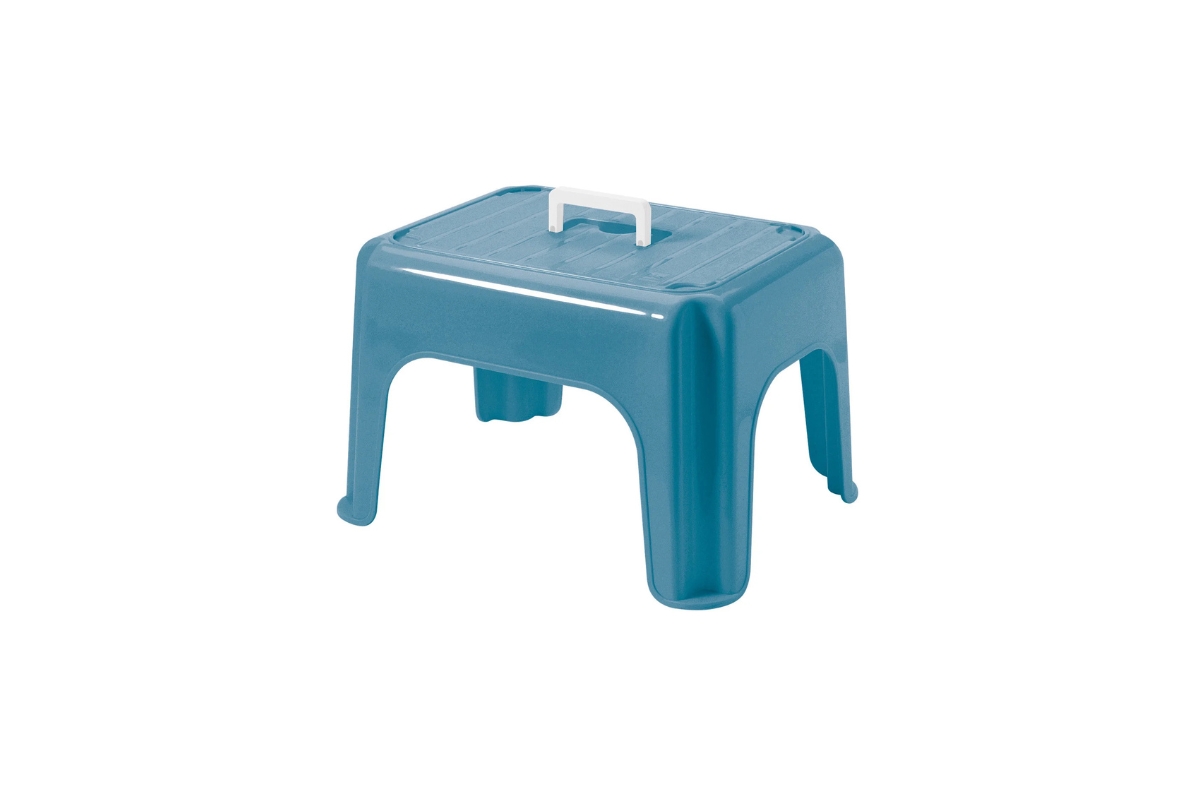 SGABELLO MEDIO CON MANIGLIA   BLU