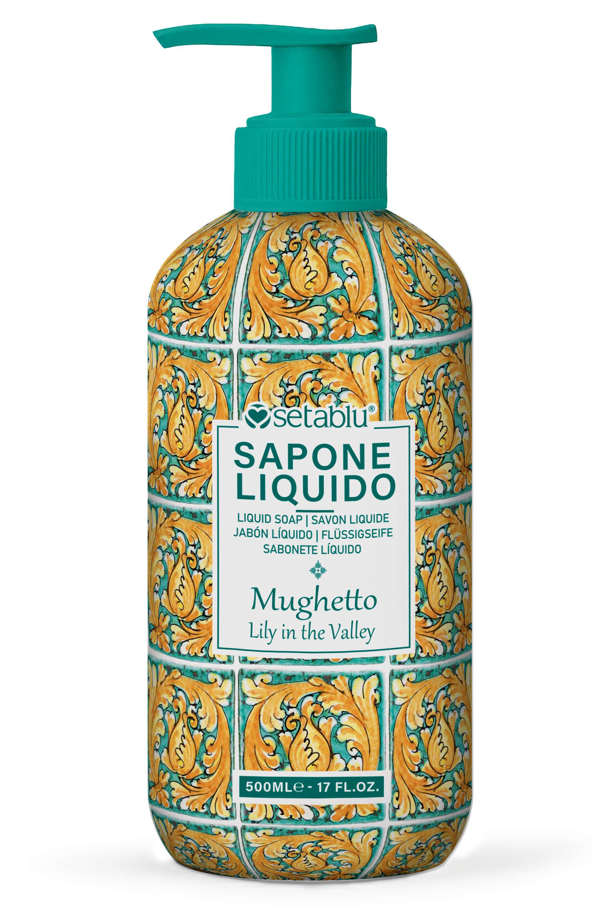 SAPONE MANI 500ML MAIOLICHE MUGHETTO