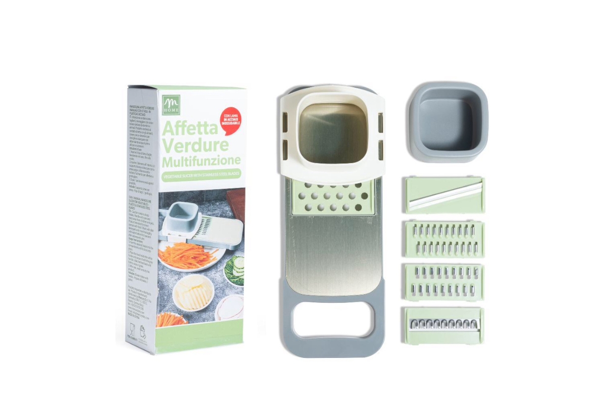 MANDOLINA AFF/VERDURE MANUALE  5 TAGLI COL. GRIGIO
