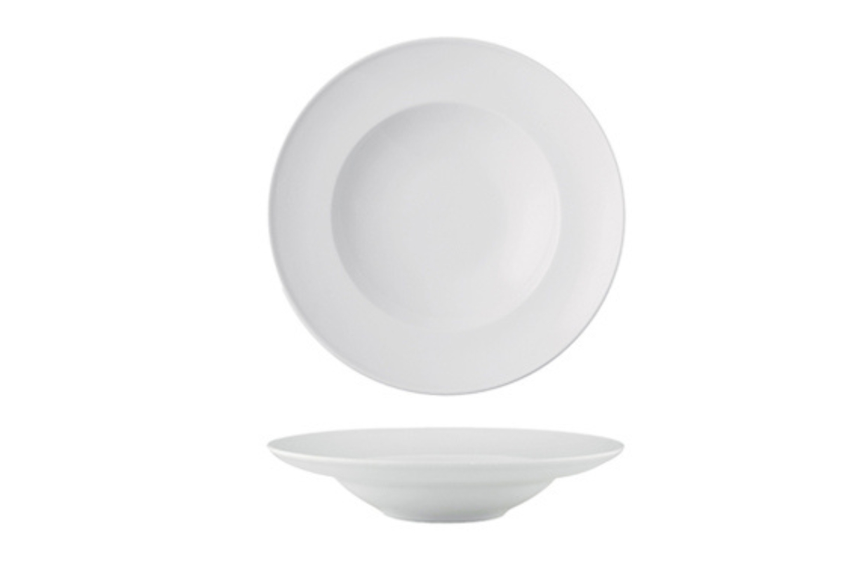 PIATTO PASTA D.26CM RENO DELTA GURAL PORCELLANA  BIANCA