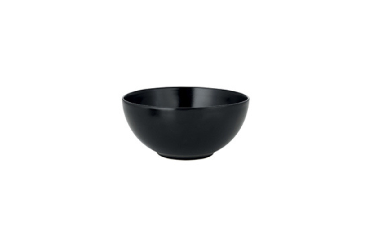 INSALATIERA D.22CM NERO OPACO MONACO STONEWARE -M1934-