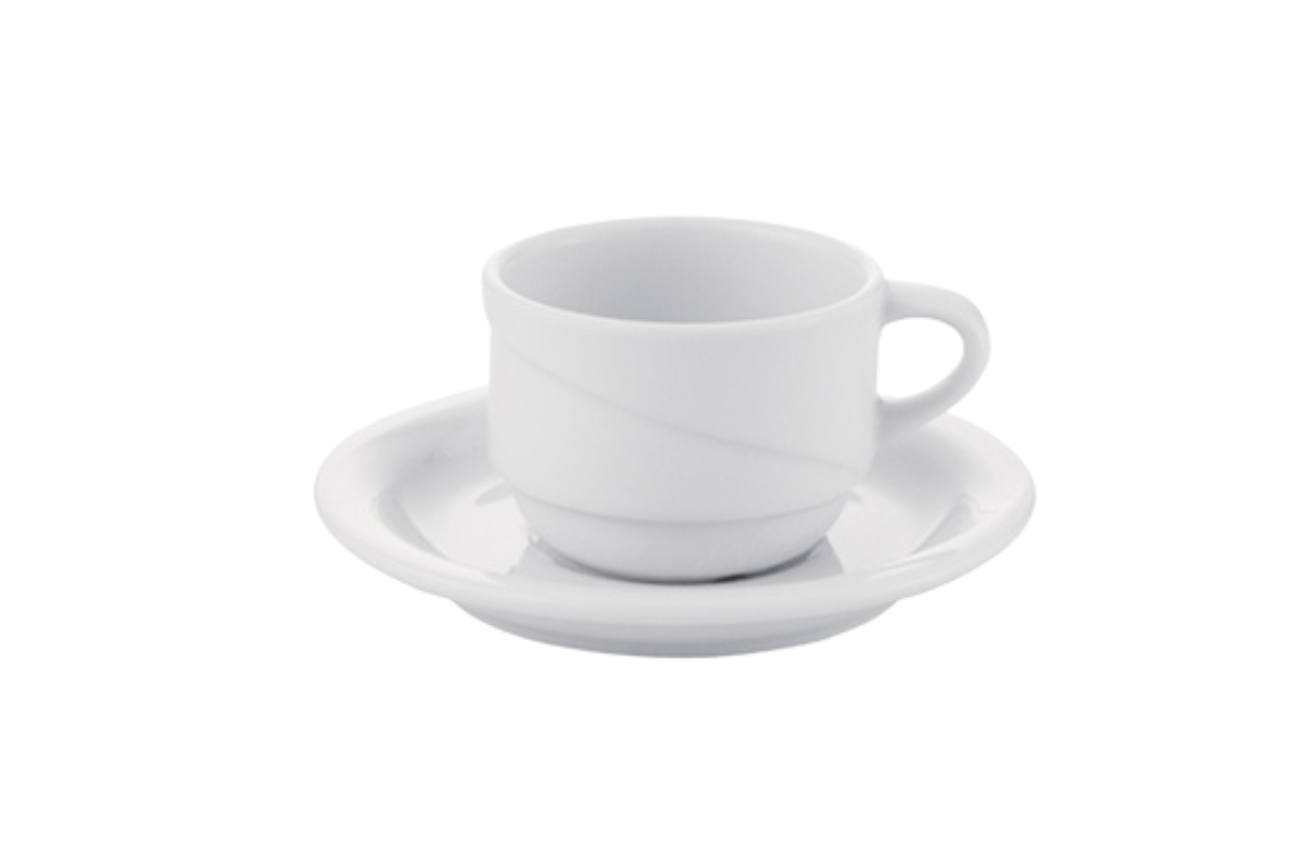 PIATTINO PER TAZZA THE'/COLAZIONE  X-TANBUL GURAL PORC. BIANCA