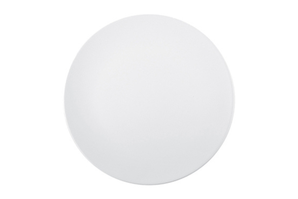 PIATTO PIANO D.26CM BIANCO OPACO MONACO STONEWARE -M1934-