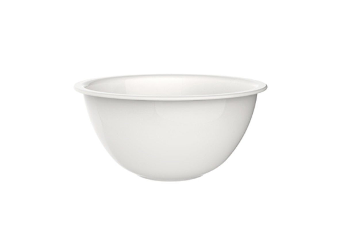 INSALATIERA-COPPA VETRO BIANCO EASY IMPILABILE D.14.5CM BORMIOLI