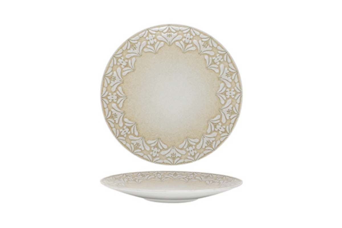 PIATTO PRESENTAZIONE D.28CM LOUISE PORCELLANA SATURNIA