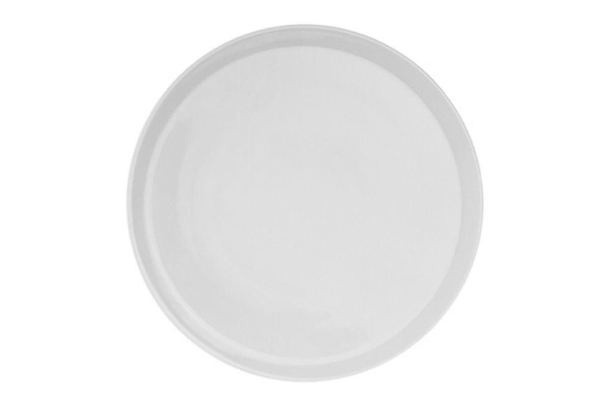 PIATTO PIZZA D.35CM LUBIANA PORCELLANA BIANCA