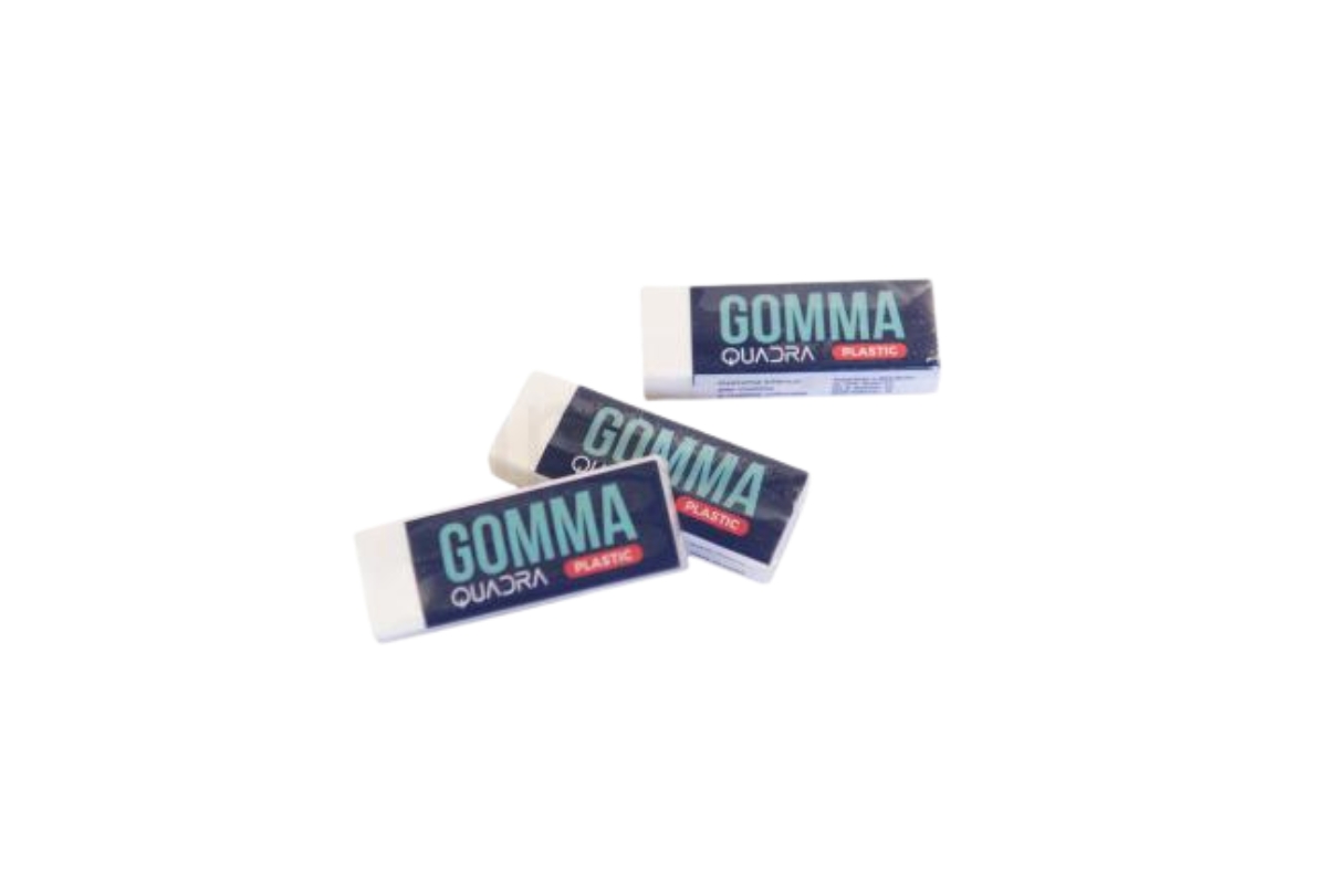 GOMMA PER CANCELLARE TOP QUALITY BIANCA RETTANGOLARE  QUADRA 