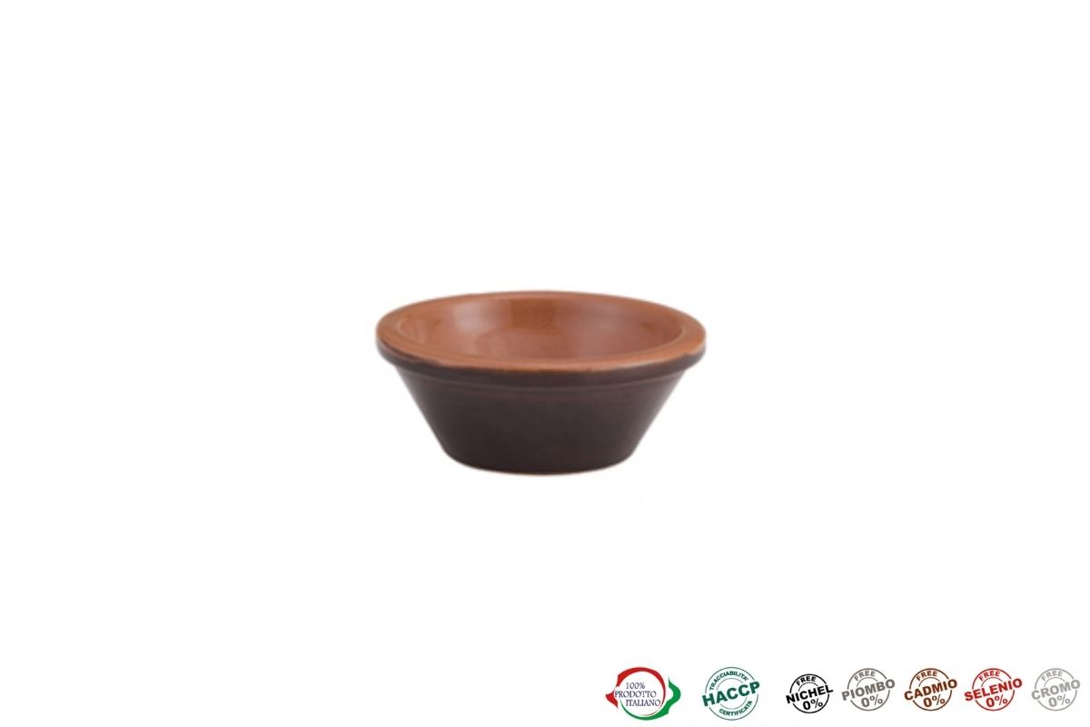COPPETTA IN TERRACOTTA PINZIMONIO D.10 H4 VULCANIA