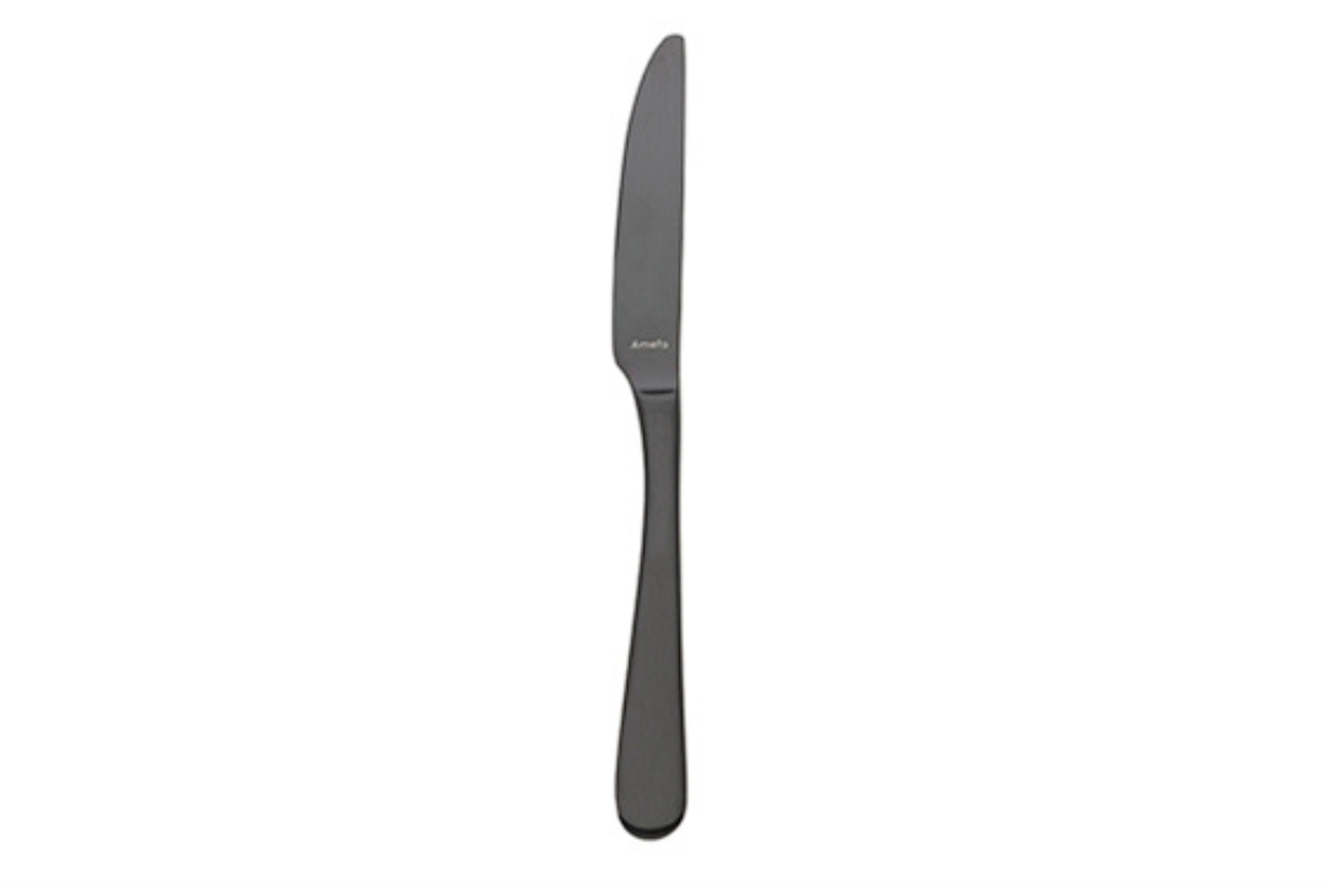 COLTELLO TAVOLA NERO AUSTIN AMEFA 12PZ 