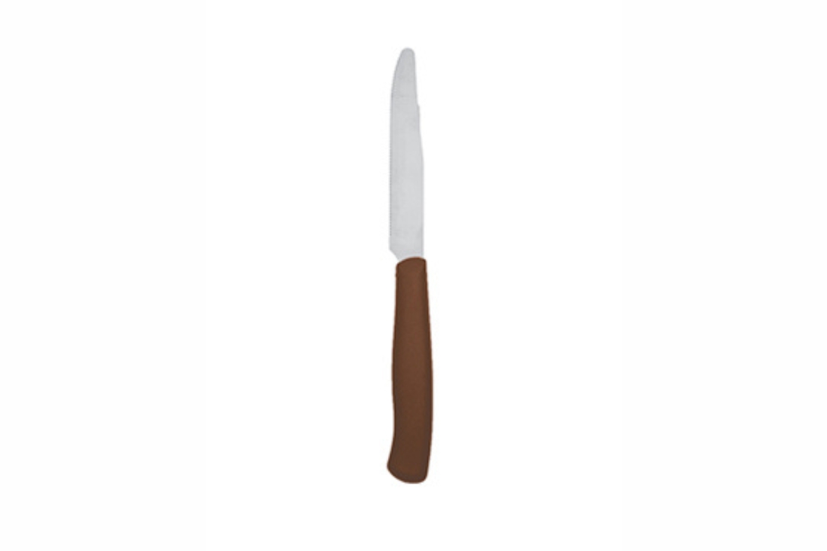 COLTELLI BISTECCA LAMA LISCIA  MARIETTI 6PZ