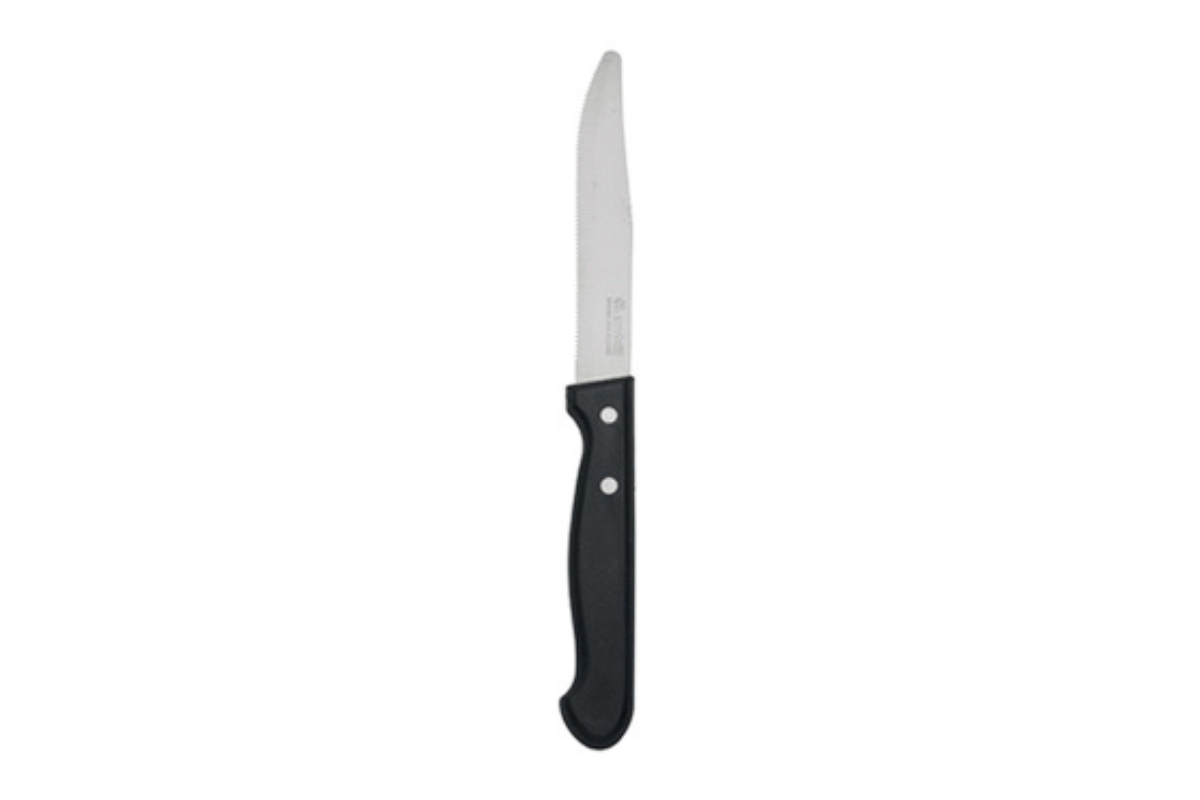 COLTELLI BISTECCA/TAVOLA LAMA SEGHETTATA MANICO POLIPROPILENE MARIETTI 6PZ 