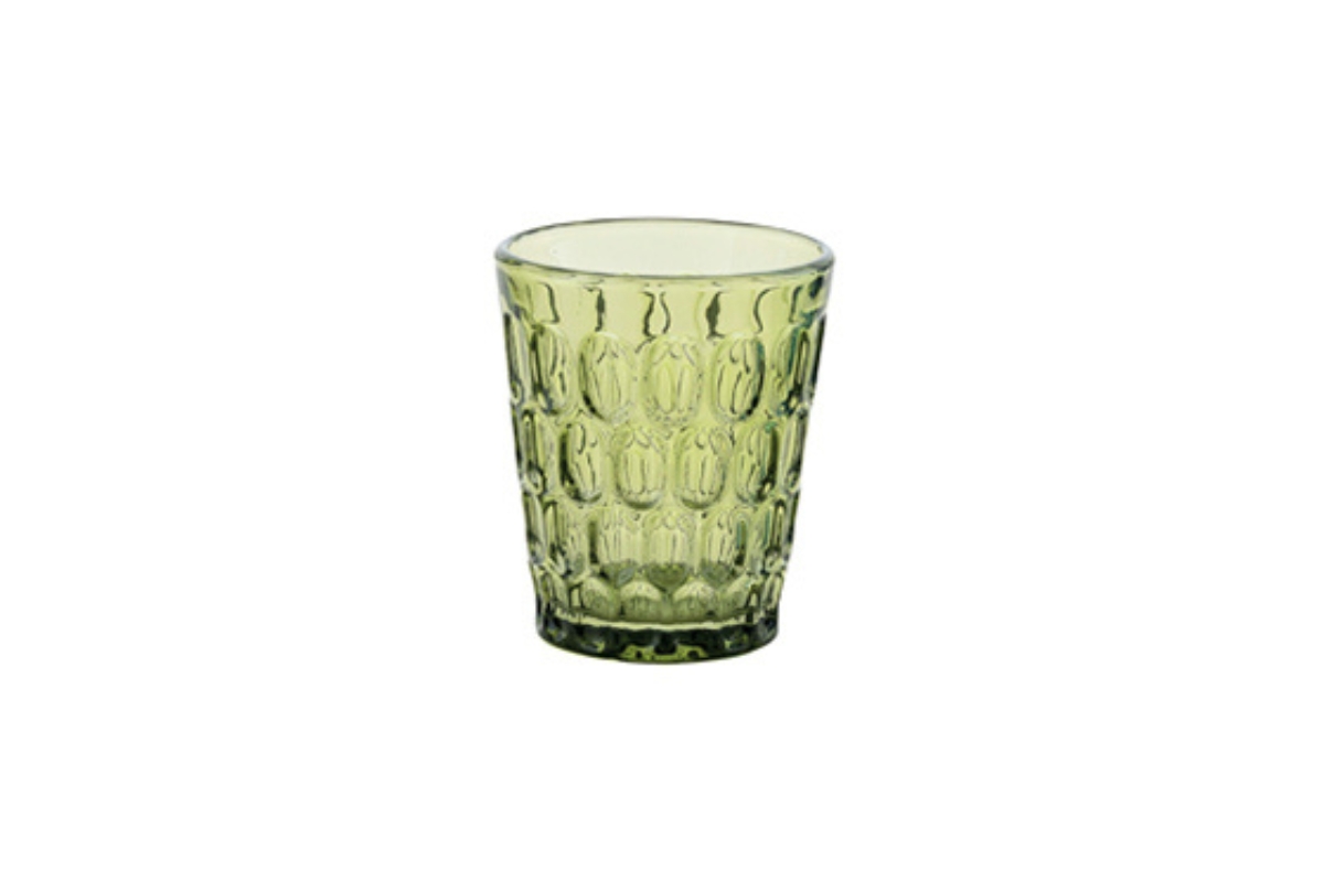 BICCHIERE ACQUA CAMELOT VETRO VERDE CL.30 -M1934-