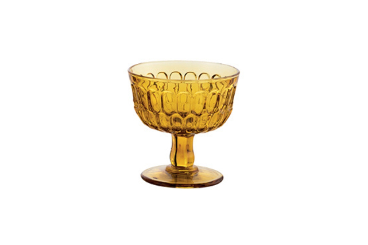 COPPA GELATO CAMELOT VETRO AMBRA CL.28 -M1934-
