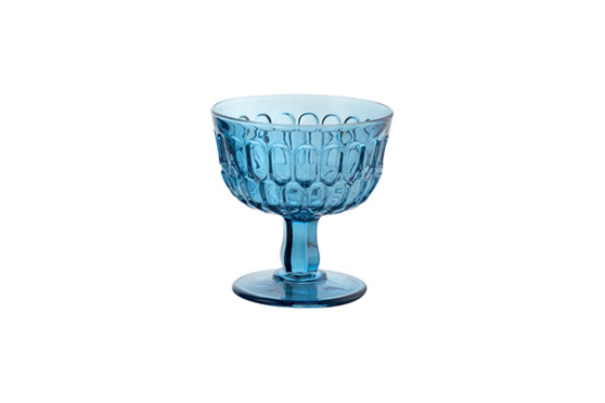 COPPA GELATO CAMELOT VETRO BLU CL.28 -M1934-